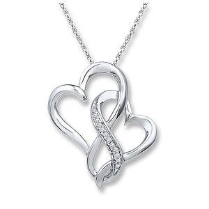 NWT Infinity Heart Pendant Necklace